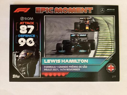 Lewis Hamilton #277 Cover Art