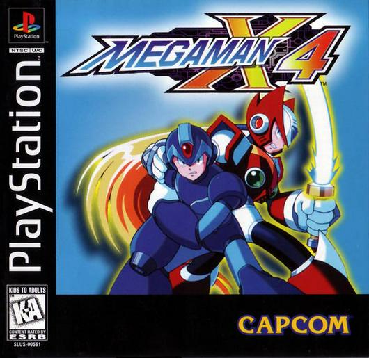 Mega Man X4 Cover Art