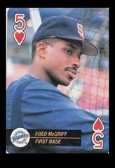 Fred McGriff [5 of Hearts] Baseball Cards 1992 U.S. Playing Card Aces Prices