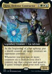 Kros, Defense Contractor [Extended Art] #105 Magic New Capenna Commander Prices