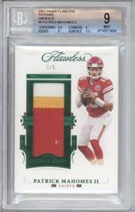 Patrick Mahomes II [Emeralds] #1 Football Cards 2021 Panini Flawless Prices