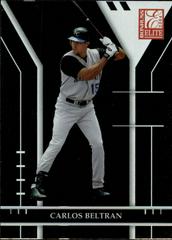 Carlos Beltran Baseball Cards 2004 Donruss Elite Prices