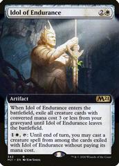 Idol of Endurance [Extended Art] Magic Core Set 2021 Prices