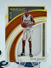 Kevin Durant [Gold] #2 Basketball Cards 2022 Panini Immaculate Collection Collegiate Prices