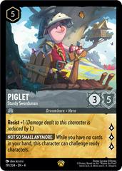 Piglet - Sturdy Swordsman [Foil] #191 Lorcana Ursula's Return Prices