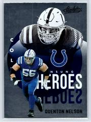 Quenton Nelson #UH2 Football Cards 2021 Panini Absolute Unsung Heroes Prices