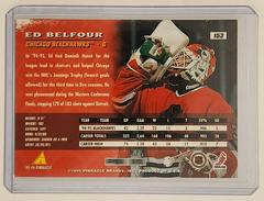 Back Of Card | Ed Belfour Hockey Cards 1995 Pinnacle