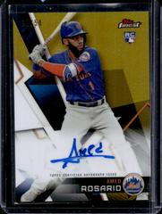 Amed Rosario [Gold Refractor] #AR Baseball Cards 2018 Topps Finest Autographs Prices