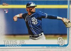 Fernando Tatis Jr. Baseball Cards 2019 Topps Prices