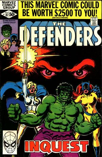 Defenders #87 (1980) Cover Art