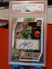 Jayson Tatum [Autograph] #18 Basketball Cards 2017 Panini Donruss Optic Signature Series Prices