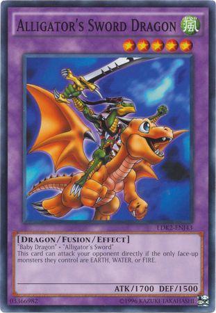 Alligator's Sword Dragon LDK2-ENJ43 YuGiOh Legendary Decks II