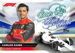 Carlos Sainz [] #CABS-CS Racing Cards 2022 Topps Formula 1 Clean Air Blue Skies Prices