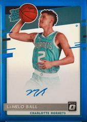 LaMelo Ball [Autograph Blue] Basketball Cards 2020 Panini Donruss Optic Prices
