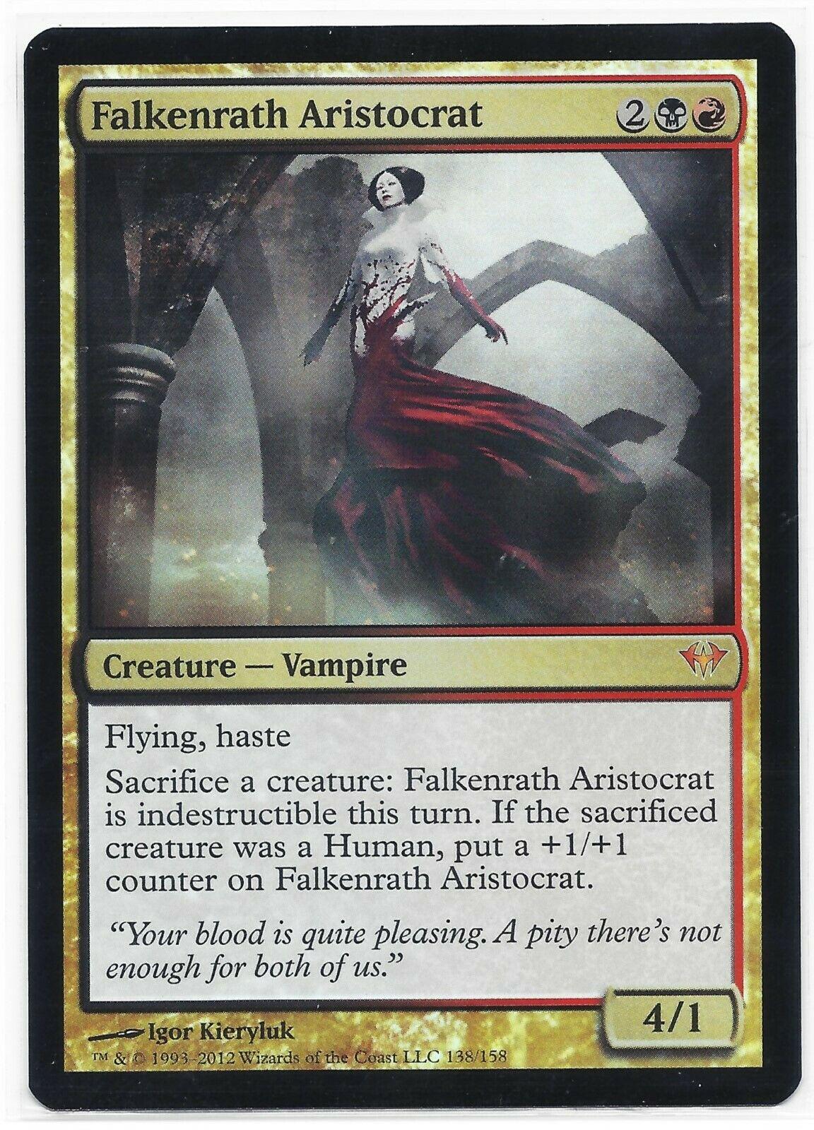 Magic The Gathering - Falkenrath Aristocrat (Dark Ascension) - Carta Mythic Rare Per Collezionisti