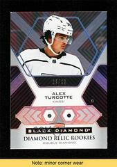 Alex Turcotte [Double] Hockey Cards 2021 Upper Deck Black Diamond Rookie Relic Prices