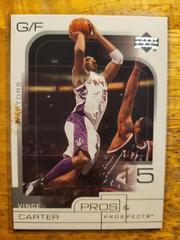 Vince Carter Basketball Cards 2001 Upper Deck Pros & Prospects Prices
