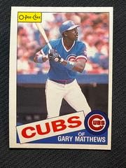 Gary Matthews #210 Baseball Cards 1985 O Pee Chee Prices