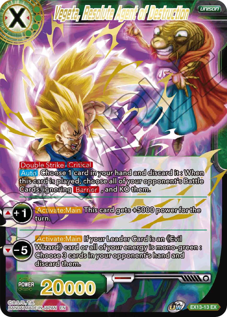 Vegeta, Resolute Agent of Destruction [Foil] EX13-13 Dragon Ball Super Expansion Set: Special Anniversary Box 2020