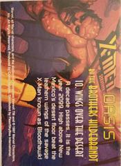 Back | Wings Over the Desert Marvel 1997 Fleer X-Men: Oasis