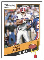 Andre Reed [Green Back] #103 Football Cards 2021 Panini Classics Prices