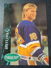 Brett Hull #153 Hockey Cards 1992 Parkhurst Prices
