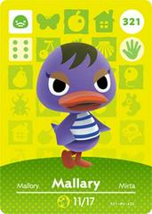 Mallary #321 [Animal Crossing Series 4] Amiibo Cards Prices