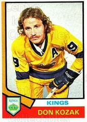 Don Kozak #111 Hockey Cards 1974 Topps Prices