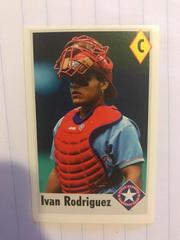 Ivan Rodriguez #28 Baseball Cards 1995 Fleer Panini Stickers Prices