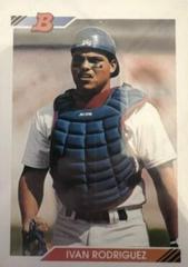 Ivan Rodriguez #1 Baseball Cards 1992 Bowman Prices