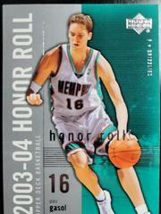 Pau Gasol Basketball Cards 2003 Upper Deck Honor Roll Prices