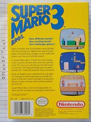 Box Back | Super Mario Bros. 3 [Left Bros] NES