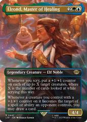 Elrond, Master of Healing [Borderless Foil] #447 Magic Lord of the Rings Prices