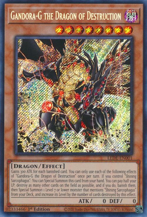 Gandora-G the Dragon of Destruction LEDE-EN001 YuGiOh Legacy of Destruction