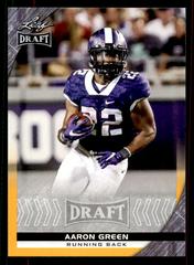 Aaron Green [Gold] #3 Football Cards 2016 Leaf Draft Prices