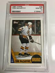 Tom McCarthy Hockey Cards 1987 Topps Prices
