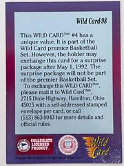 Back | Surprise Card #4 Basketball Cards 1991 Wild Card