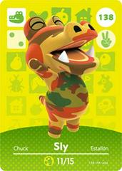 Sly #138 [Animal Crossing Series 2] Amiibo Cards Prices