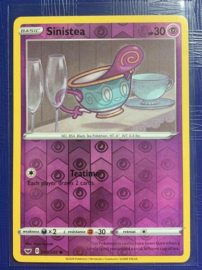 Sinistea Reverse Holo Ungraded Pokemon Sword Shield