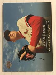 Alan Benes #11 Baseball Cards 1994 Upper Deck Top Prospects Prices