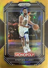 Stephen Curry [Black Gold] Basketball Cards 2022 Panini Prizm Monopoly Prices