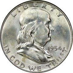 1954 D Coins Franklin Half Dollar Prices