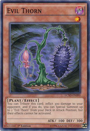 Evil Thorn LC5D-EN090 YuGiOh Legendary Collection 5D's Mega Pack