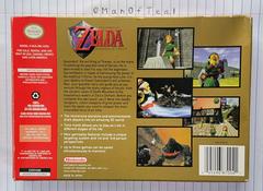 Box Back | Zelda Ocarina of Time Nintendo 64