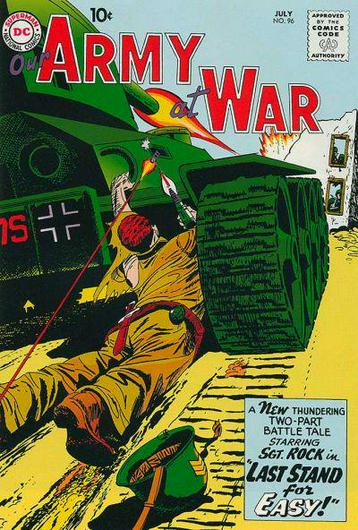 Our Army at War #96 (1960) Cover Art