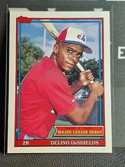 Delino DeShields #39 Baseball Cards 1991 Topps '90 M.L. Debut Prices