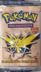Zapdos Art | Booster Pack [1st Edition] Pokemon Fossil