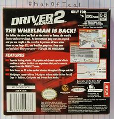 Box Back | Driver 2 Advance GameBoy Advance