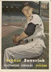 George Zuverink #11 Baseball Cards 1957 Topps Prices