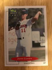 John Cohen #78 Baseball Cards 1991 Classic Best Prices